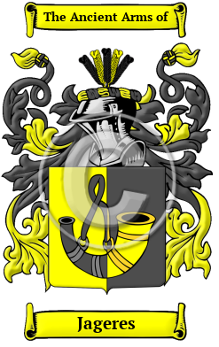 Jageres Family Crest/Coat of Arms