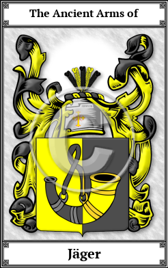Jäger Family Crest Download (JPG)  Book Plated - 150 DPI