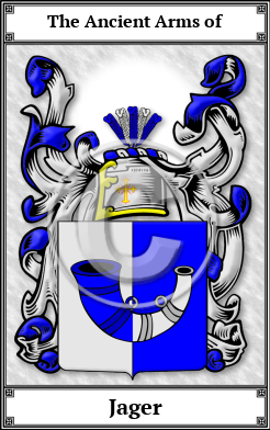 Jager Family Crest Download (JPG)  Book Plated - 150 DPI