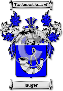 Jauger Family Crest Download (jpg) Legacy Series - 150 DPI
