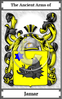 Jamar Family Crest Download (JPG)  Book Plated - 150 DPI