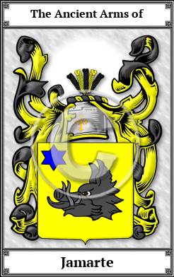 Jamarte Family Crest Download (JPG)  Book Plated - 150 DPI