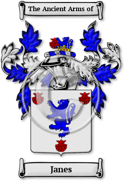 Janes Family Crest Download (jpg) Legacy Series - 150 DPI