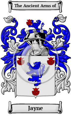 Jayne Family Crest/Coat of Arms