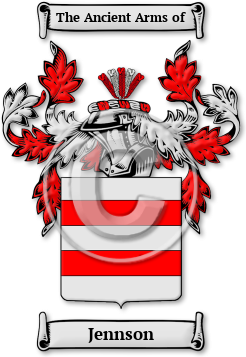 Jennson Family Crest Download (jpg) Legacy Series - 150 DPI