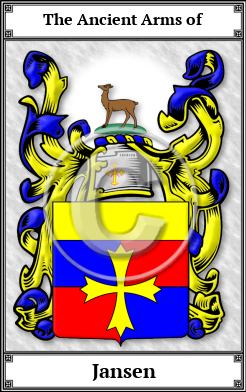 Jansen Family Crest Download (JPG)  Book Plated - 150 DPI