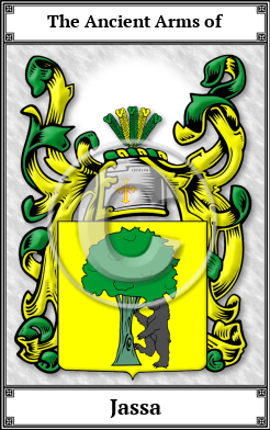 Jassa Family Crest Download (JPG)  Book Plated - 150 DPI