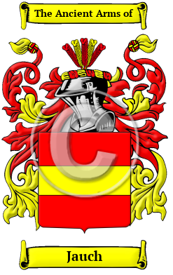 Jauch Family Crest/Coat of Arms