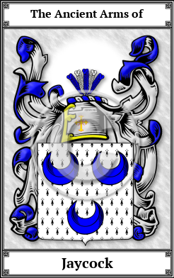 Jaycock Family Crest Download (JPG)  Book Plated - 150 DPI