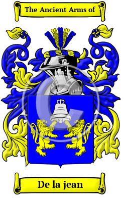 De la jean Family Crest/Coat of Arms