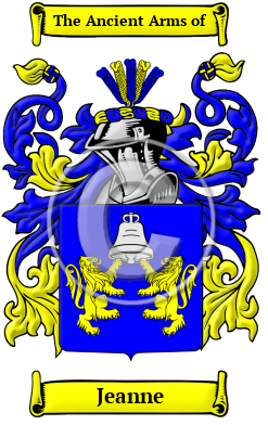 Jeanne Family Crest/Coat of Arms