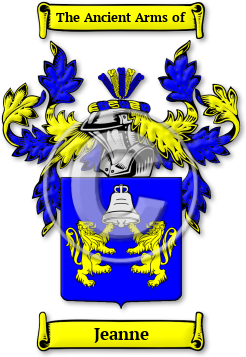 Jeanne Family Crest Download (JPG) Legacy Series - 600 DPI