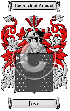Jove Family Crest/Coat of Arms