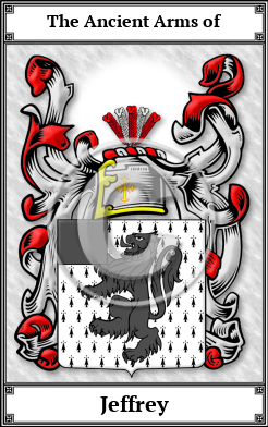 Jeffrey Family Crest Download (JPG)  Book Plated - 150 DPI