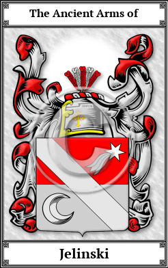 Jelinski Family Crest Download (JPG)  Book Plated - 150 DPI