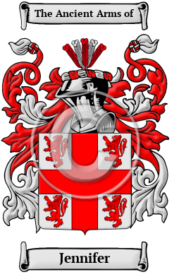 Jennifer Family Crest/Coat of Arms
