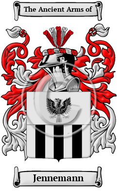 Jennemann Family Crest Download (JPG) Heritage Series - 300 DPI