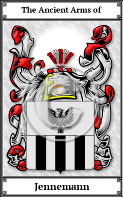 Jennemann Family Crest Download (JPG)  Book Plated - 150 DPI