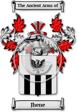 Jhene Family Crest Download (jpg) Legacy Series - 150 DPI