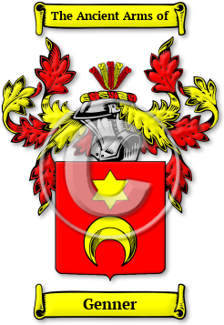 Genner Family Crest Download (jpg) Legacy Series - 150 DPI