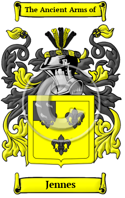 Jennes Family Crest/Coat of Arms