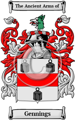 Gennings Family Crest/Coat of Arms