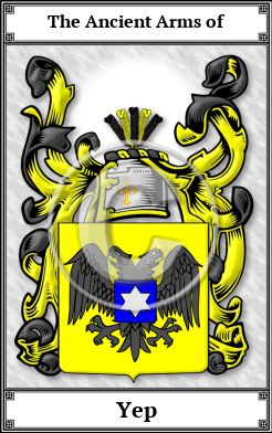 Yep Family Crest Download (JPG)  Book Plated - 150 DPI