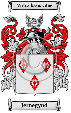 Jernegynd Family Crest/Coat of Arms