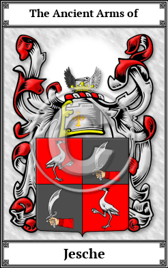Jesche Family Crest Download (JPG)  Book Plated - 150 DPI