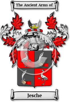Jesche Family Crest Download (jpg) Legacy Series - 150 DPI
