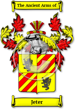 Jeter Family Crest Download (jpg) Legacy Series - 150 DPI