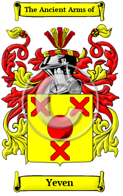 Yeven Family Crest/Coat of Arms