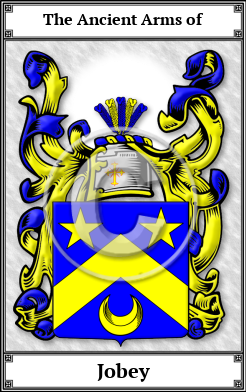 Jobey Family Crest Download (JPG)  Book Plated - 150 DPI