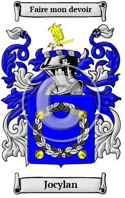 Jocylan Family Crest/Coat of Arms