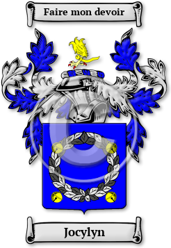 Jocylyn Family Crest Download (jpg) Legacy Series - 150 DPI