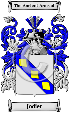 Jodier Family Crest/Coat of Arms