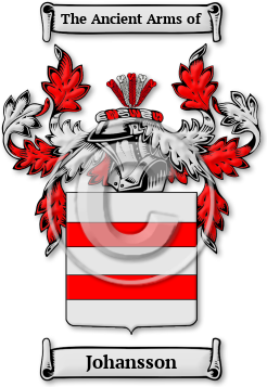 Johansson Family Crest Download (jpg) Legacy Series - 150 DPI