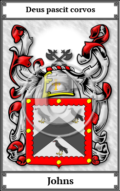 Johns Family Crest Download (JPG)  Book Plated - 150 DPI