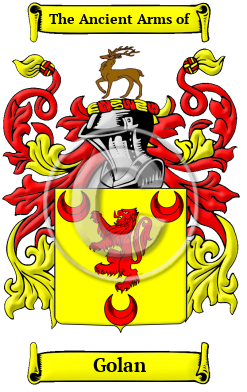 Golan Family Crest/Coat of Arms