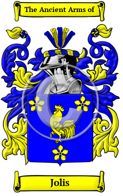 Jolis Family Crest/Coat of Arms