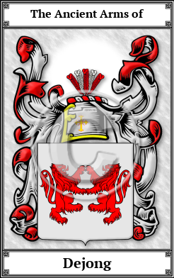 Dejong Family Crest Download (JPG)  Book Plated - 150 DPI