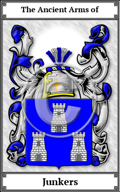 Junkers Family Crest Download (JPG)  Book Plated - 150 DPI