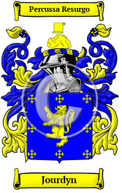 Jourdyn Family Crest/Coat of Arms