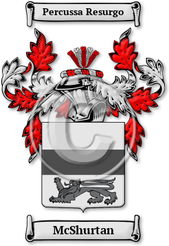 McShurtan Family Crest Download (JPG) Legacy Series - 600 DPI