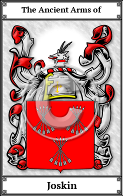 Joskin Family Crest Download (JPG)  Book Plated - 150 DPI