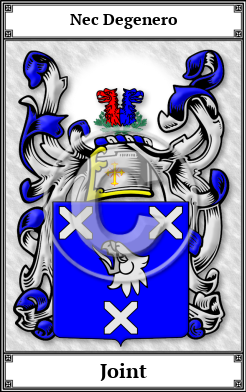 Joint Family Crest Download (JPG)  Book Plated - 150 DPI