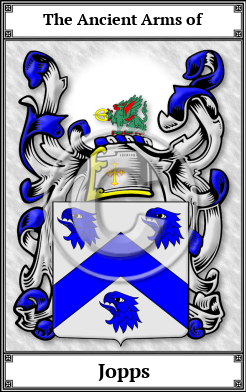 Jopps Family Crest Download (JPG) Book Plated - 600 DPI