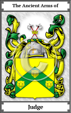Judge Family Crest Download (JPG)  Book Plated - 150 DPI
