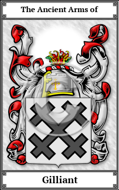 Gilliant Family Crest Download (JPG)  Book Plated - 150 DPI