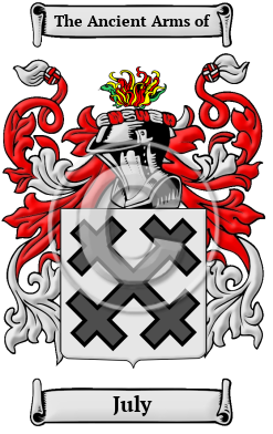 July Family Crest/Coat of Arms